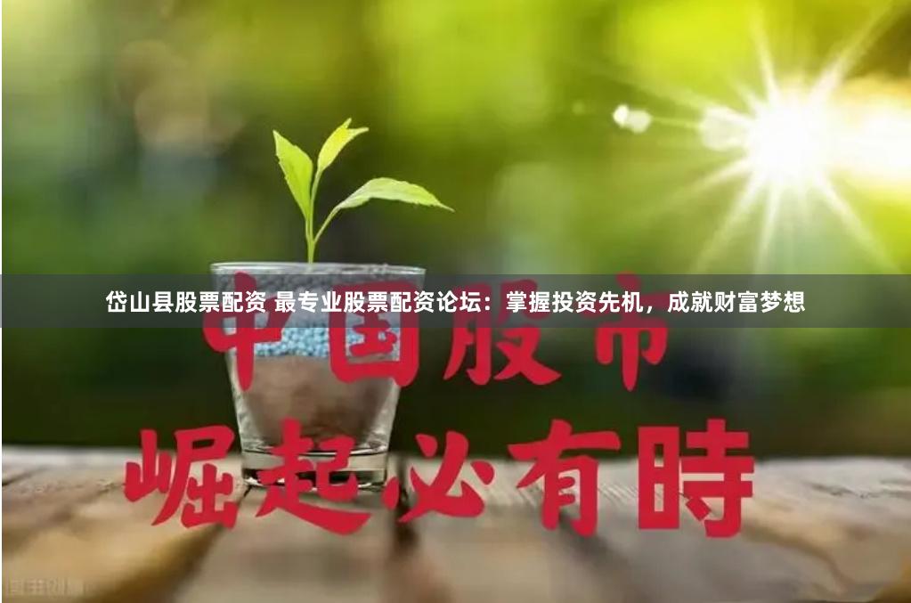 岱山县股票配资 最专业股票配资论坛：掌握投资先机，成就财富梦想